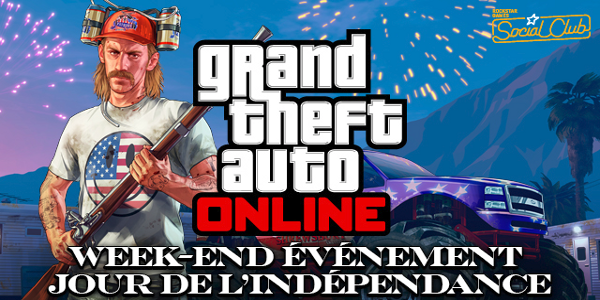 GTA Online : Evènement ‘Pack du Jour de l’Indépendance’ du 3 au 6 juillet