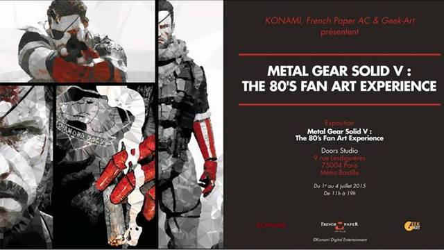 Reportage / Metal Gear Solid : The 80’s Fanart Experience !
