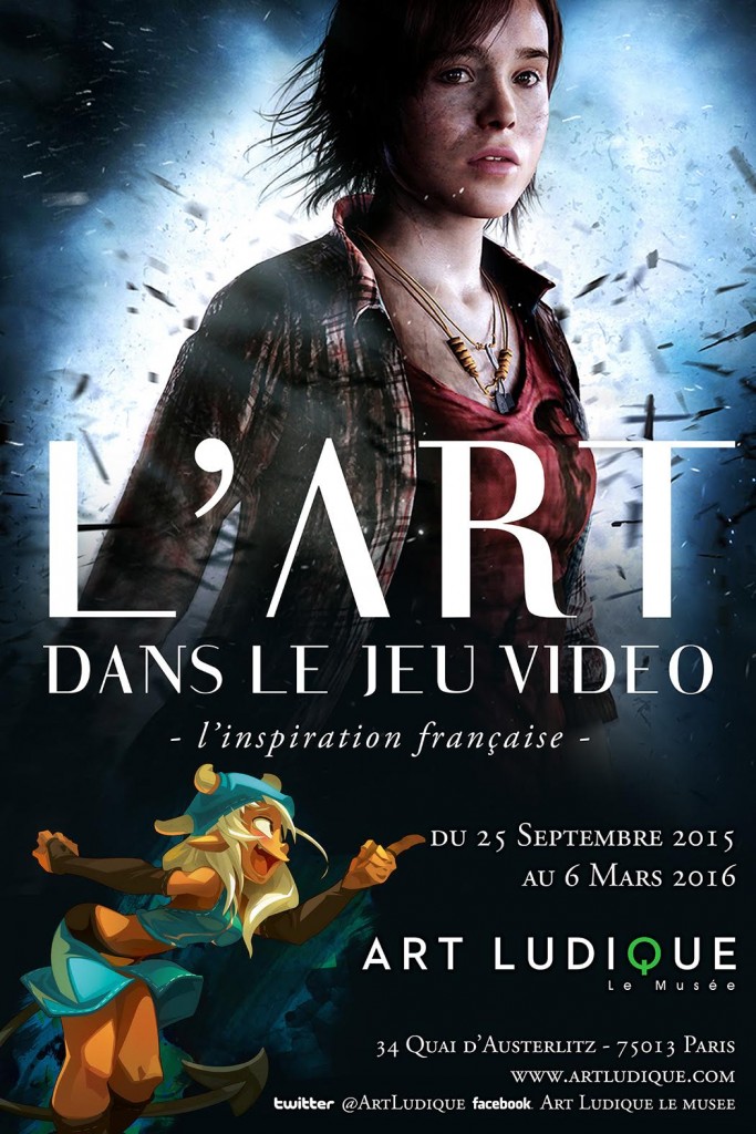 2e affiche de « L’Art dans le Jeu Vidéo l’inspiration française — free download