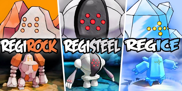 Pokémon – Distribution de Regirock, Regice et Registeel au printemps !