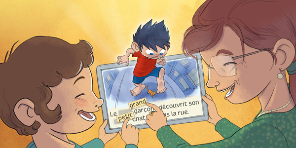 Jouez en famille sur tablettes avec SwapTales : Léon !