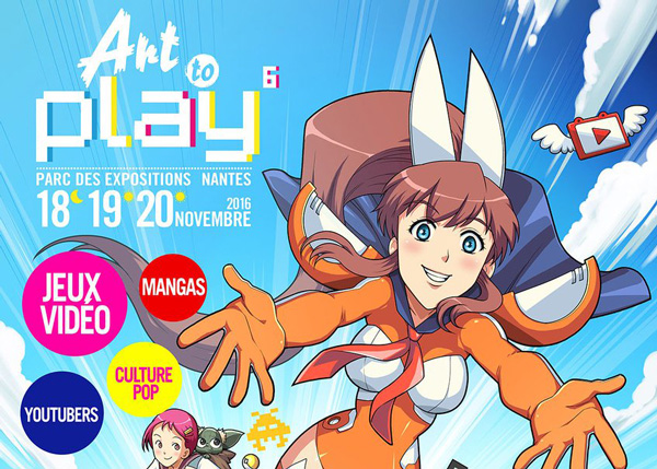 RDV à Art To Play du 18 au 20 novembre à Nantes !