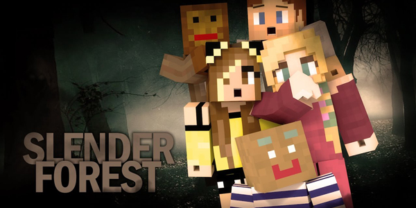 Minecraft – TheMissAddict découvre la map Slender Forest !
