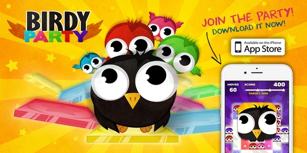 Birdy Party sur iOS : le plus disco des puzzle-games !
