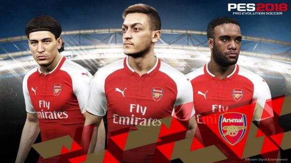 PES 2018 – Konami devient partenaire d’Arsenal F.C. !