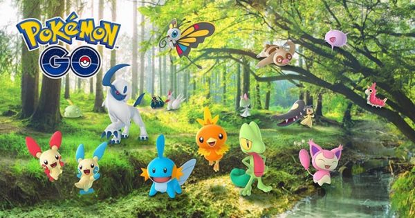 Pokémon GO – 50 Pokémon venus d’Hoenn et la météo dynamique arrivent !