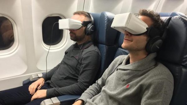 SkyLights et MK2 forment un partenariat pour diffuser des films en VR dans les avions !