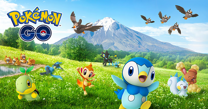 Pokémon GO – Attrapez les Pokémon de la région de Sinnoh !