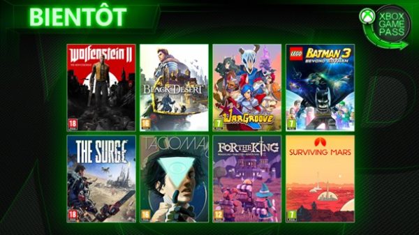 Xbox Game Pass Mai 2019