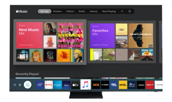 Apple Music Smart TV Samsung