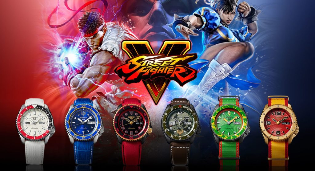 Seiko 5 Sports x Street Fighter V