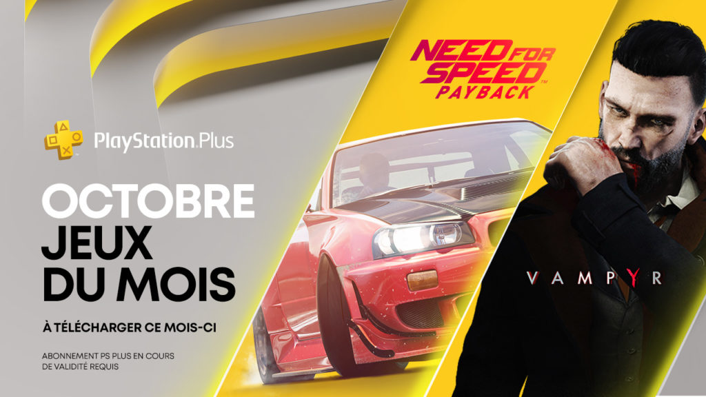 PlayStation Plus PS Plus - Octobre 2020