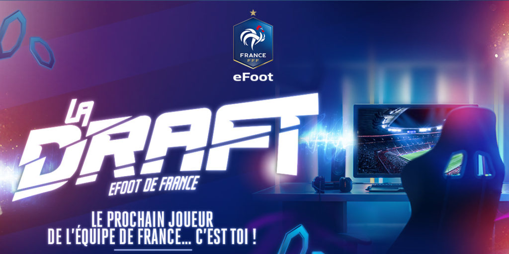 La Draft eFoot de France FFF Fédération Française de Football World Gaming Federation WFG Playce