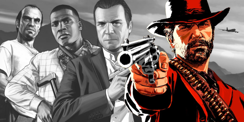 Grand Theft Auto V et Red Dead Redemption 2