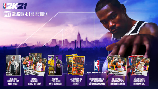 NBA 2K21 – The Return : La Saison 4 - Mon ÉQUIPE