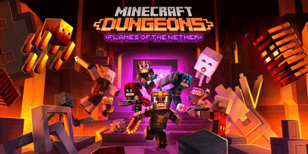 Minecraft Dungeons Les Flammes du Nether