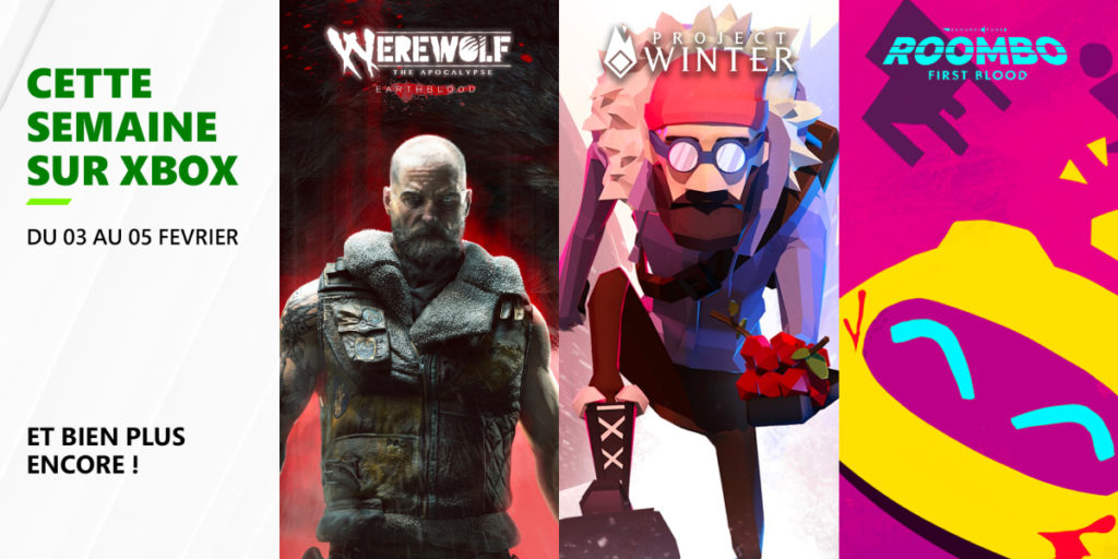 Cette semaine sur Xbox - Les jeux du 3 au 5 février