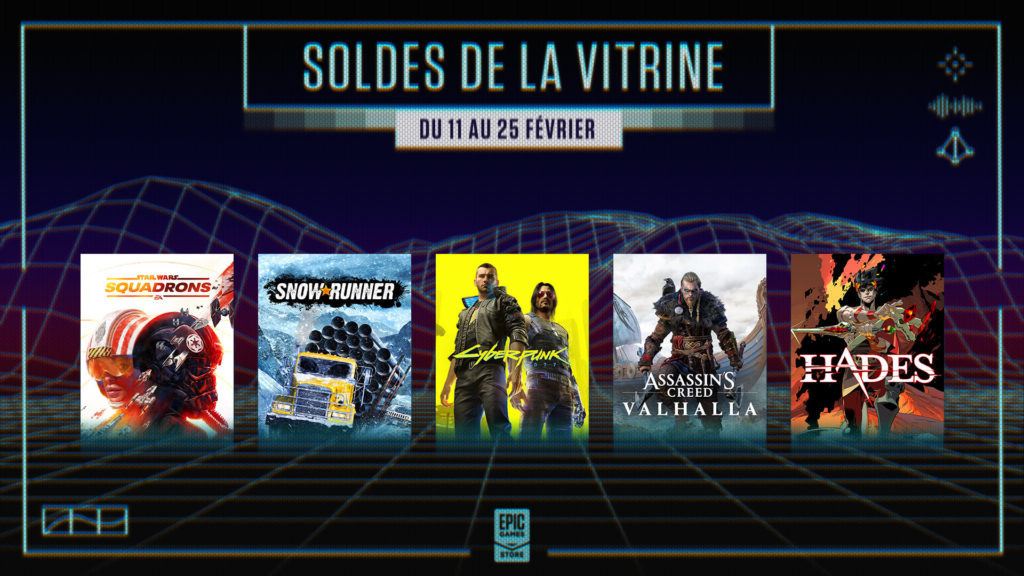 Epic Games Store - vitrine de printemps