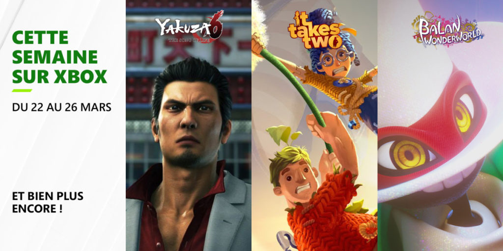 Cette semaine sur Xbox - Les jeux du 23 au 26 mars