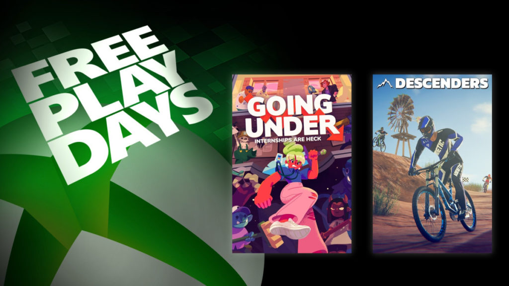 XBOX Free Play Days – Going Under & Descenders