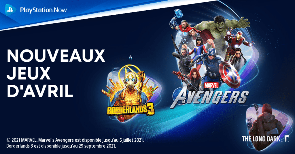 PS Now PlayStation Now - Avril 2021 01