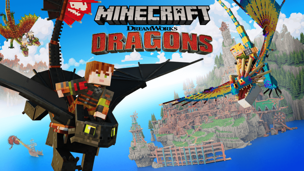 Minecraft - Dragons de Dreamworks