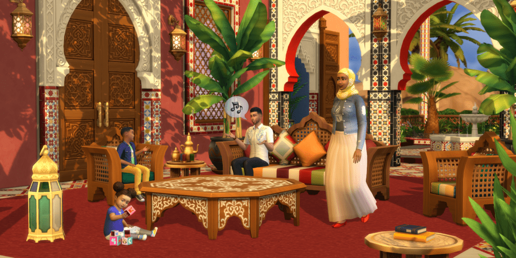 Le kit Les Sims 4 Riad de rêve