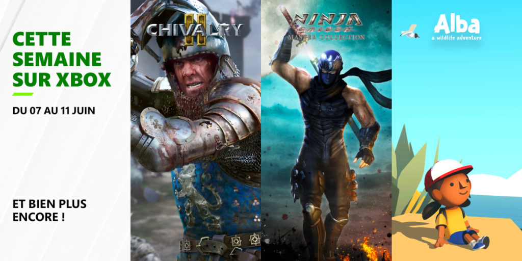 Cette semaine sur Xbox - Les jeux du 7 au 11 juin