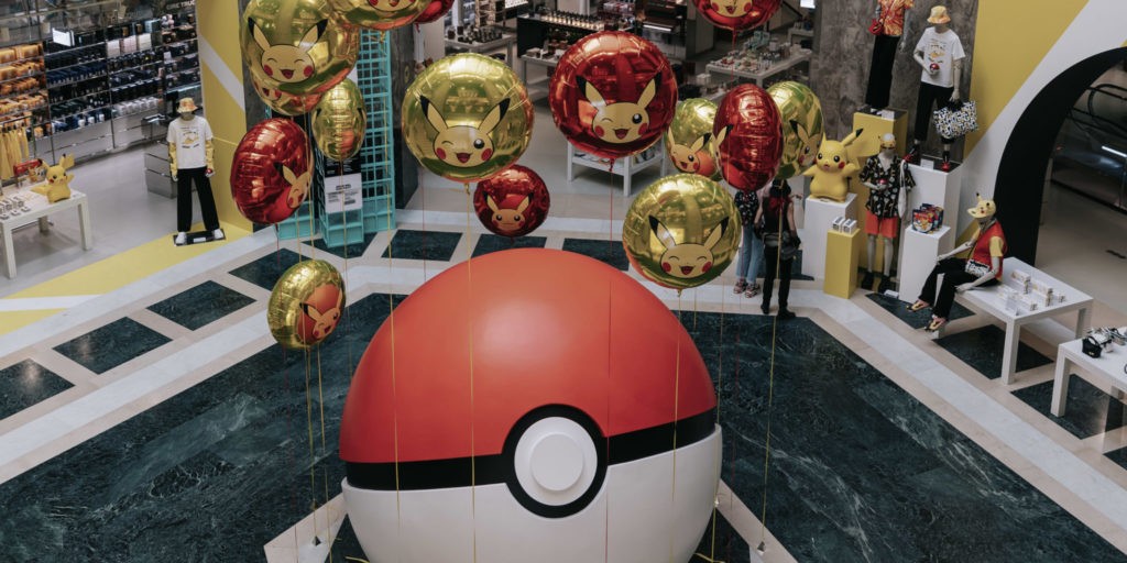 Pokémon 25 ans Pokemon 25 ans Galeries Lafayette Champs-Elysées