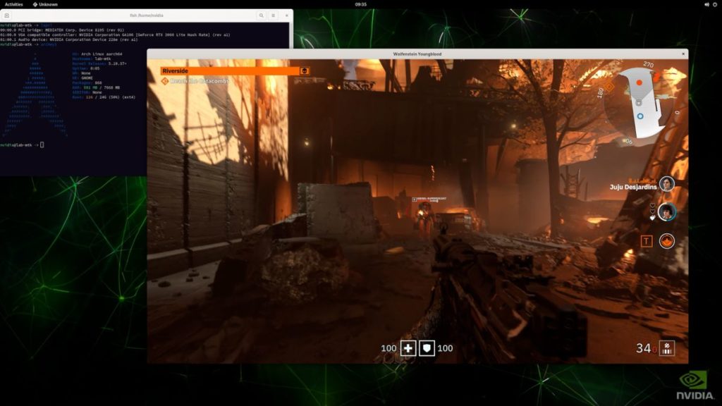 Arm NVIDIA RTX ON DLSS Ray Tracing