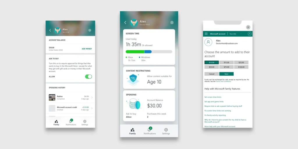 Xbox Family Settings