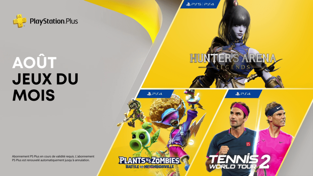 PlayStation Plus août 2021