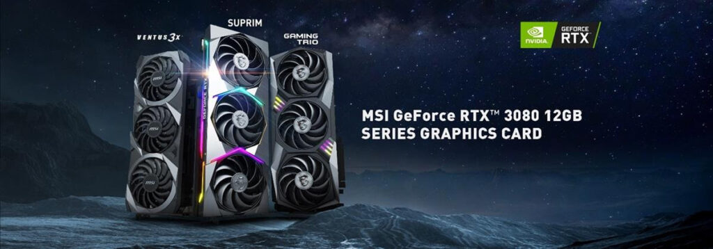MSI NVIDIA GeForce RTX 3080 12Go