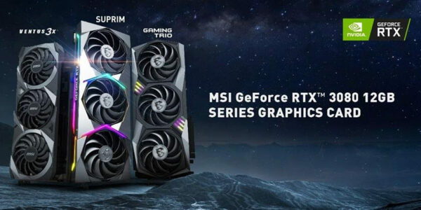 MSI NVIDIA GeForce RTX 3080 12Go
