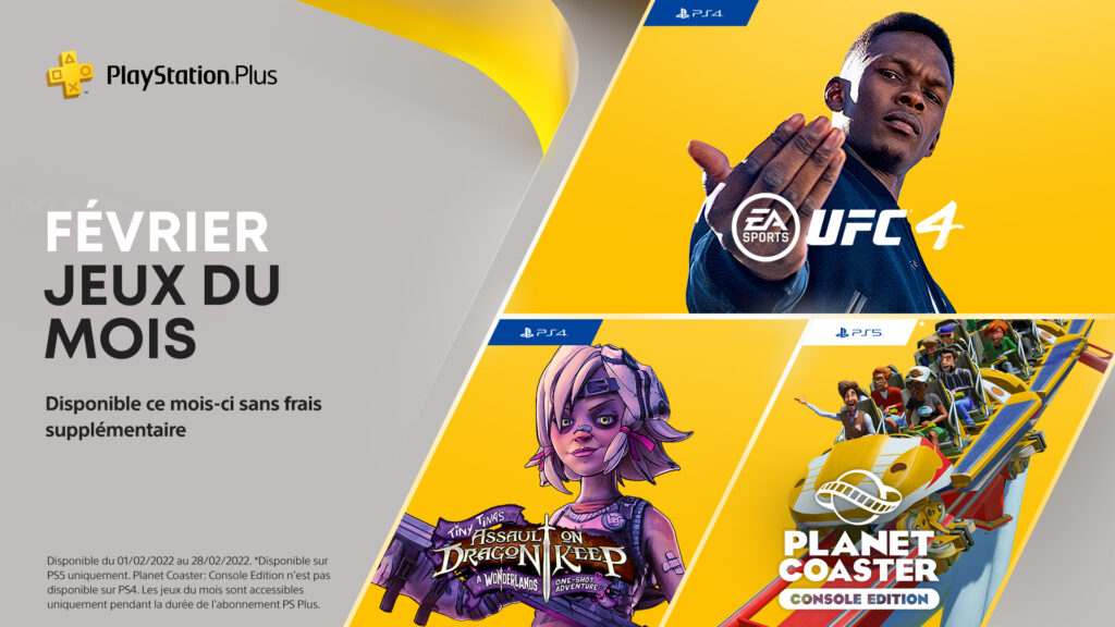 PlayStation Plus février 2022