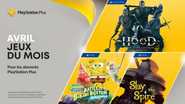 PlayStation Plus PS Plus - avril 2022