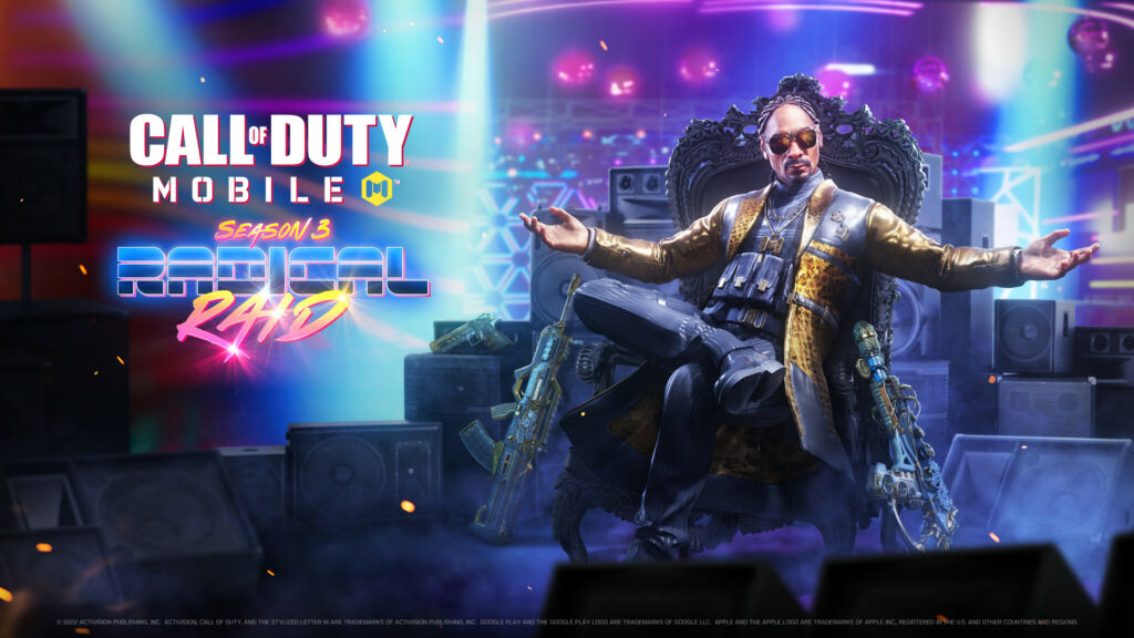 Call of Duty : Mobile - Saison 3 : Radical Raid x Snoop Dogg années 80
