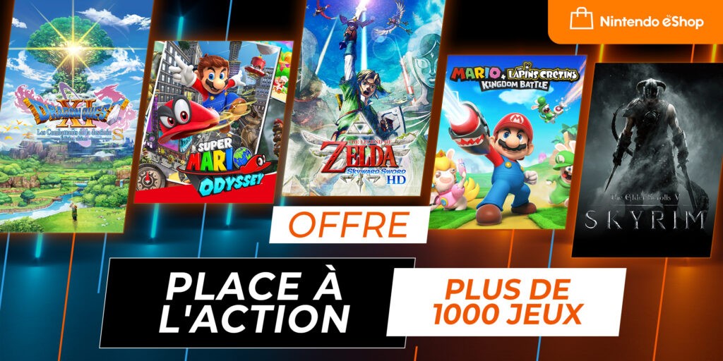 offre « Place à l'Action » Nintendo Switch