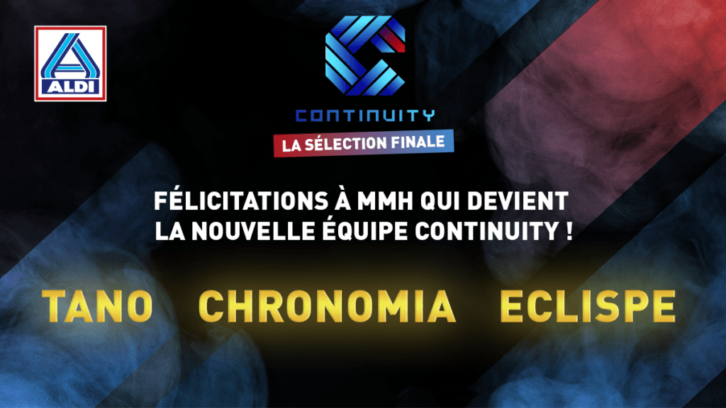 Team Continuity - ALDI France - team eSport sur Rocket League