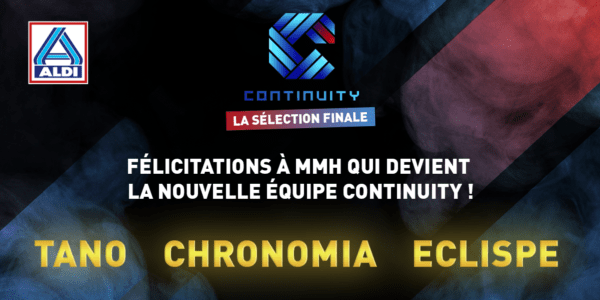 Team Continuity - ALDI France - team eSport sur Rocket League