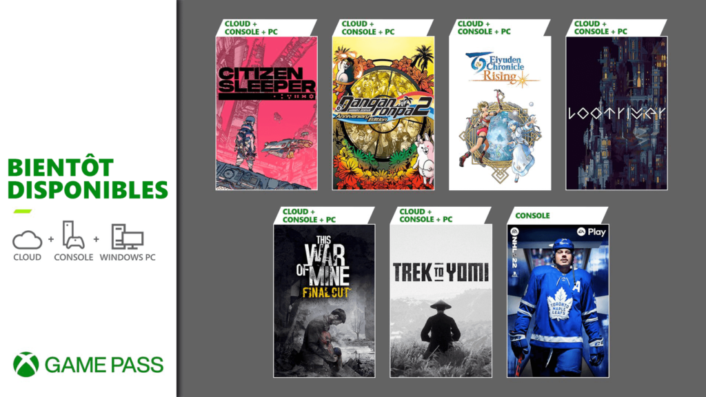 Xbox Game Pass : Trek to Yomi, Eiyuden Chronicle: Rising, NHL 22