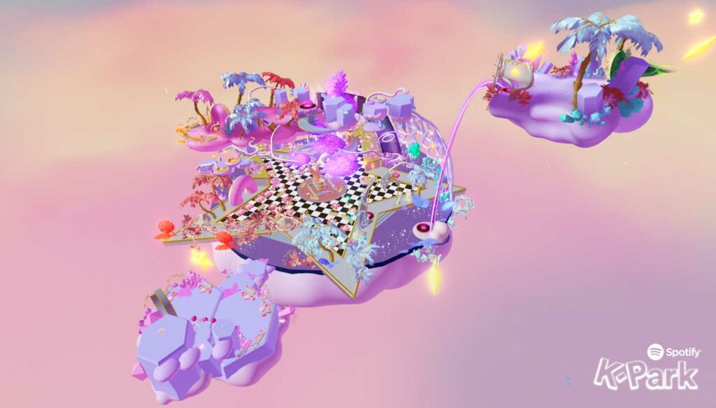 Roblox - K-Park - île Spotify - Spotify Island