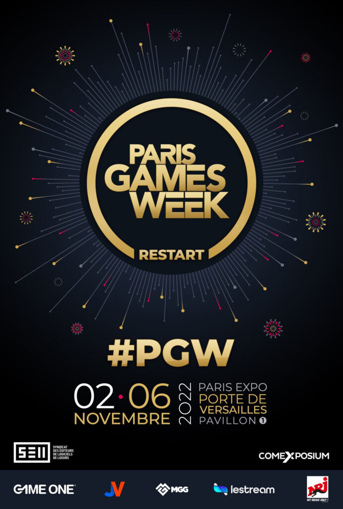 PGW 2022 - Paris Games Week 2022 - Paris Games Week Restart - PGW Restart - 2 novembre - 6 novembre
