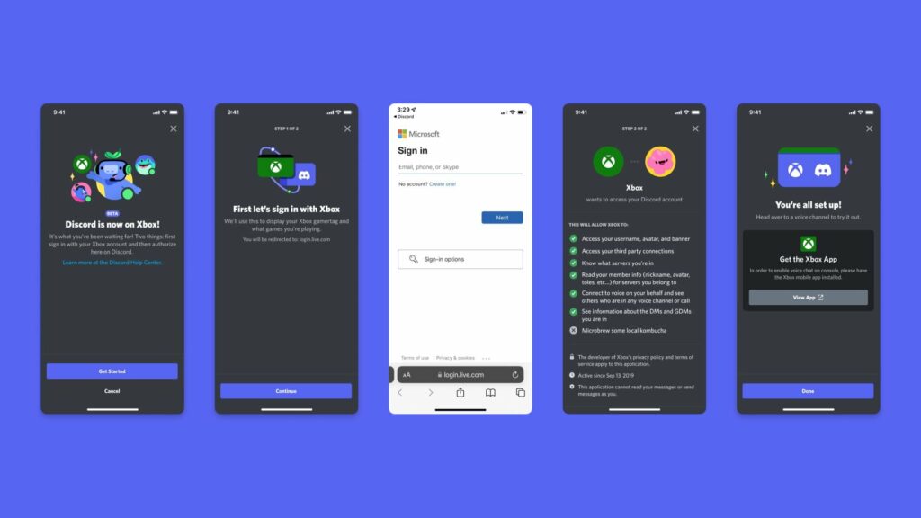 Discord sur consoles Xbox