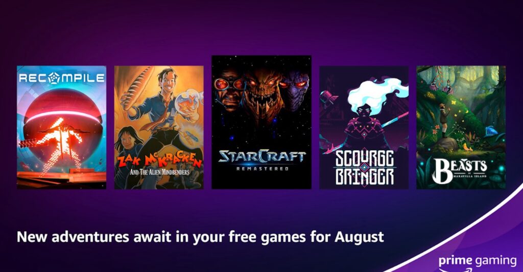 Prime Gaming - août 2022