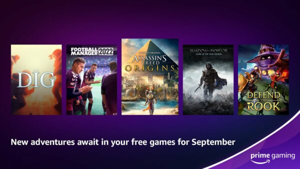 Amazon Prime Gaming Septembre 2022