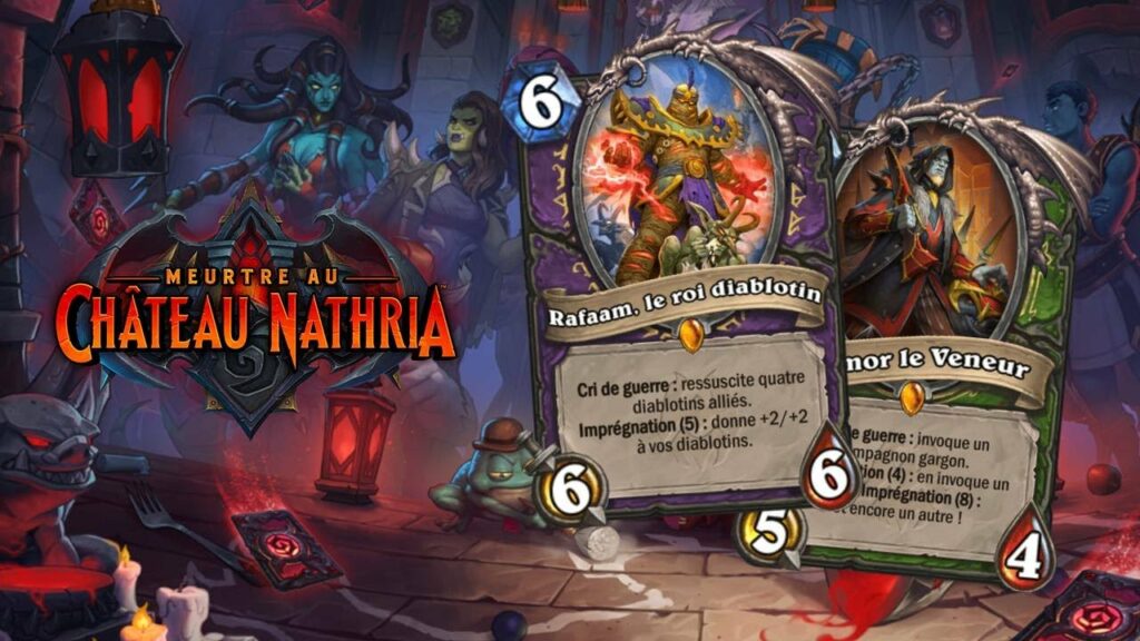 Hearthstone - extension Meurtre au château Nathria
