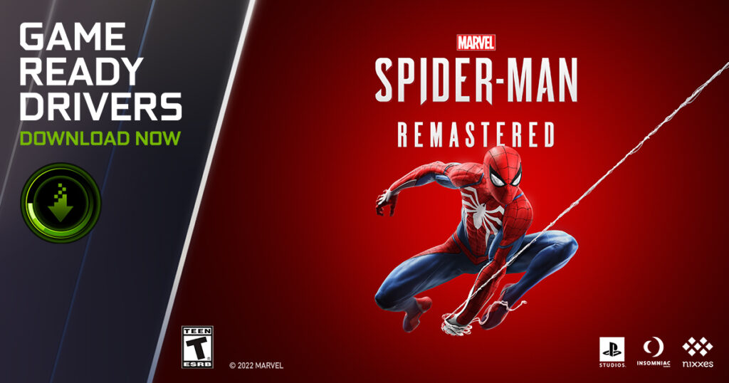 NVIDIA GeForce Game Ready : Marvel’s Spider-Man Remastered RTX ON