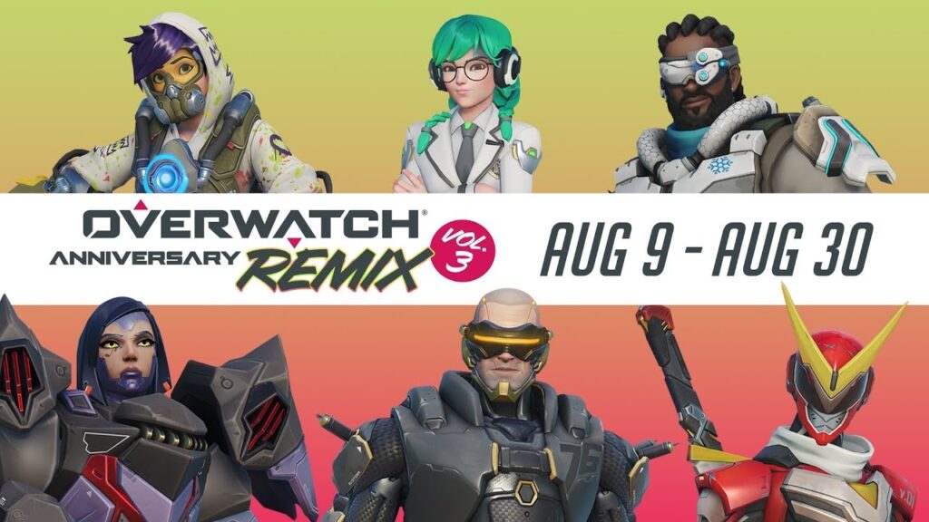 Overwatch troisième remix anniversaire