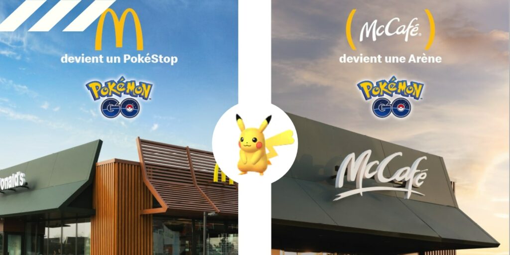 Pokémon Go - restaurants McDonald’s PokéStop - Raid by McCafé